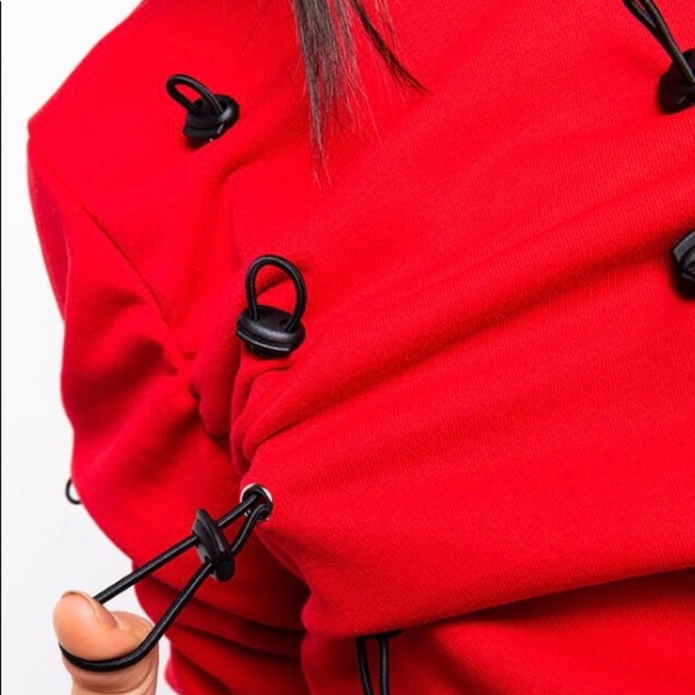 Stacked To Filth Drawstring/Toggles Sweatshirt - Picture 5 of 8